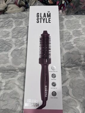 Glam Style - Purple Thermal Hot Brush - Women Hair Styling